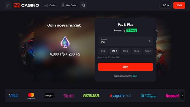 N1Casino casino screenshot